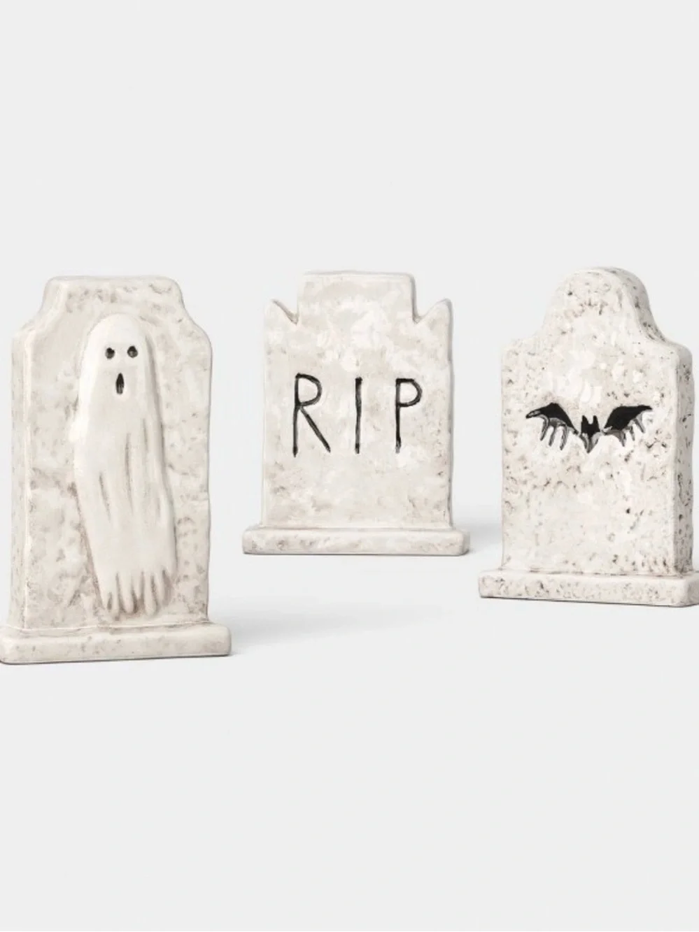 NEW Target Hyde and EEK! Boutique Halloween 3pk Ceramic Tombstones Figurine Set